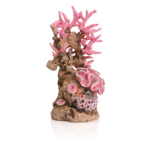 Sculptura decorativa recif cu insertii roz