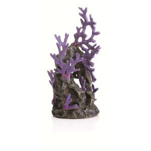 Sculptura decorativa recif cu insertii mov