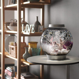 Set complet acvariu cu decoratiuni BiOrb Classic 15 litri MCR, Argintiu