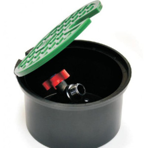 Cutie cu robinet 3/4'', capac decupat