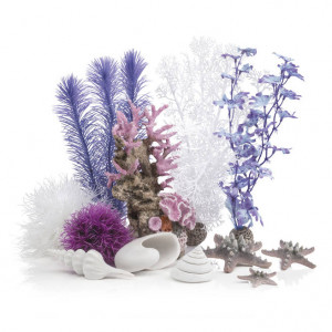 Set de decor acvarii 30 litri biOrb Pink Ocean