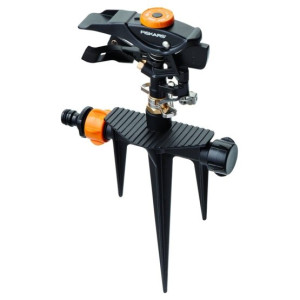 Aspersor cu impact si spin metalic Fiskars